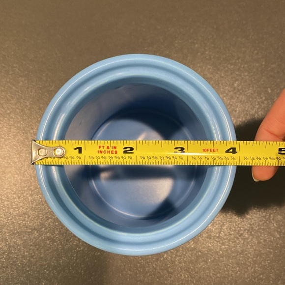 DONATED ❌Mickey Mouse and Minni Mouse Blue Ceramic Cookie Jar - Picture 8 of 9